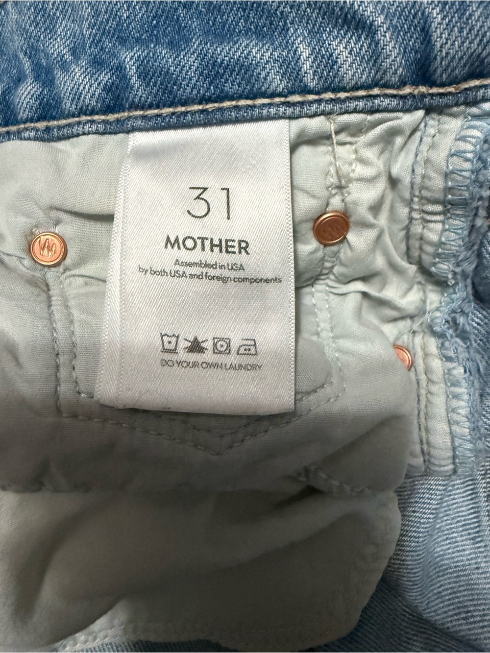 MOTHER Maven Jeans in Sneak Wash with Floral Side Print - Picture 8 of 11